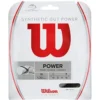 Wilson Synthetic Gut Power 130/16 Black -TENNISZON Sales L B01050850B