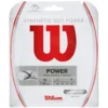 Wilson Synthetic Gut Power 130/16 White 1 Wilson Synthetic Gut Power 130/16 White -TENNISZON Sales L B01050850W
