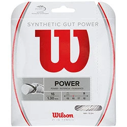 Wilson Synthetic Gut Power 130/16 White 3 Wilson Synthetic Gut Power 130/16 White