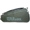 Wilson Tour 6PK Racket Bag Dark Green (WR8022501) -TENNISZON Sales WR8022501 A