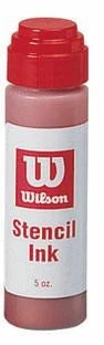 Wilson Ink Bottle Red For Stencil