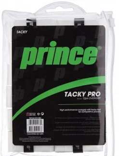Prince Overgrip Tacky Pro (12) White