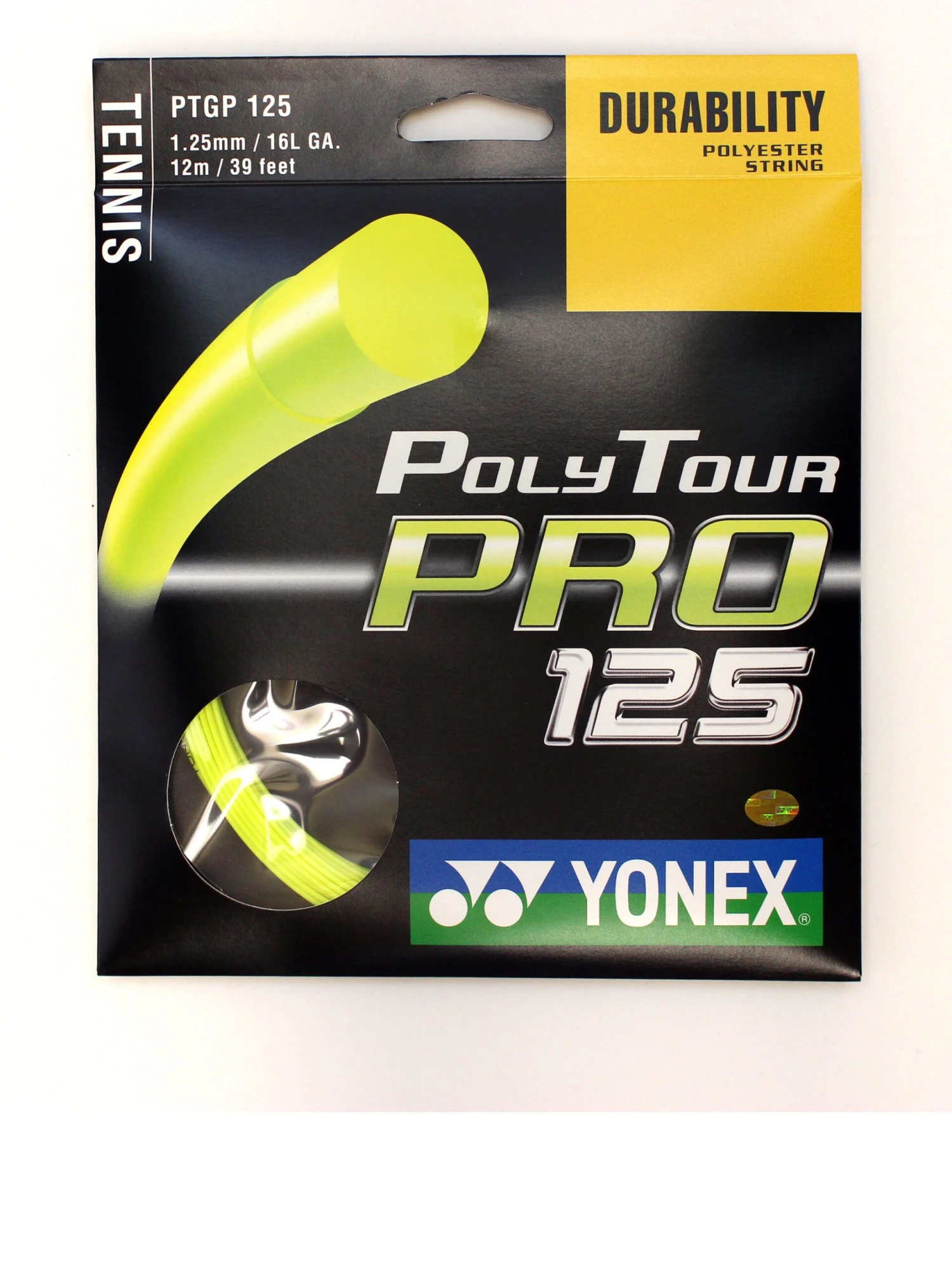Yonex Poly Tour Pro 125 Yellow 3 Yonex Poly Tour Pro 125 Yellow