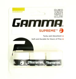 Gamma Overgrip Supreme White 3PK