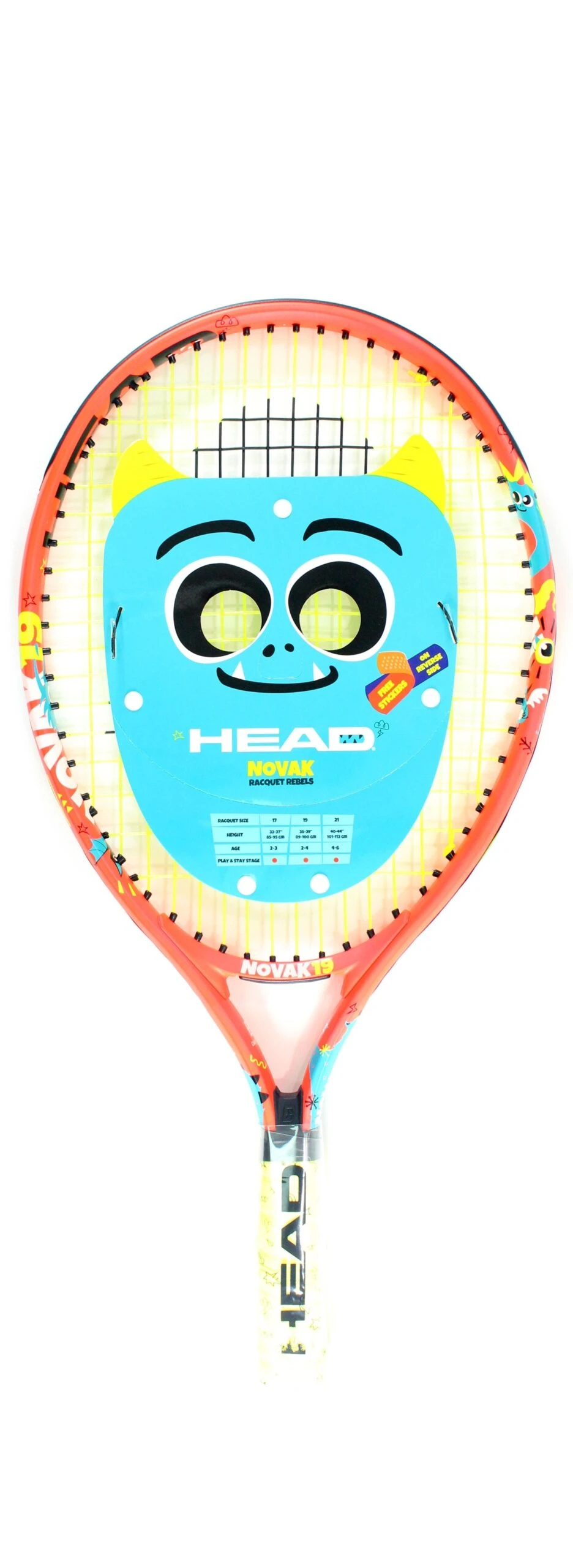 Head Novak 19 Junior Strung 233530 3 Head Novak 19 Junior Strung 233530