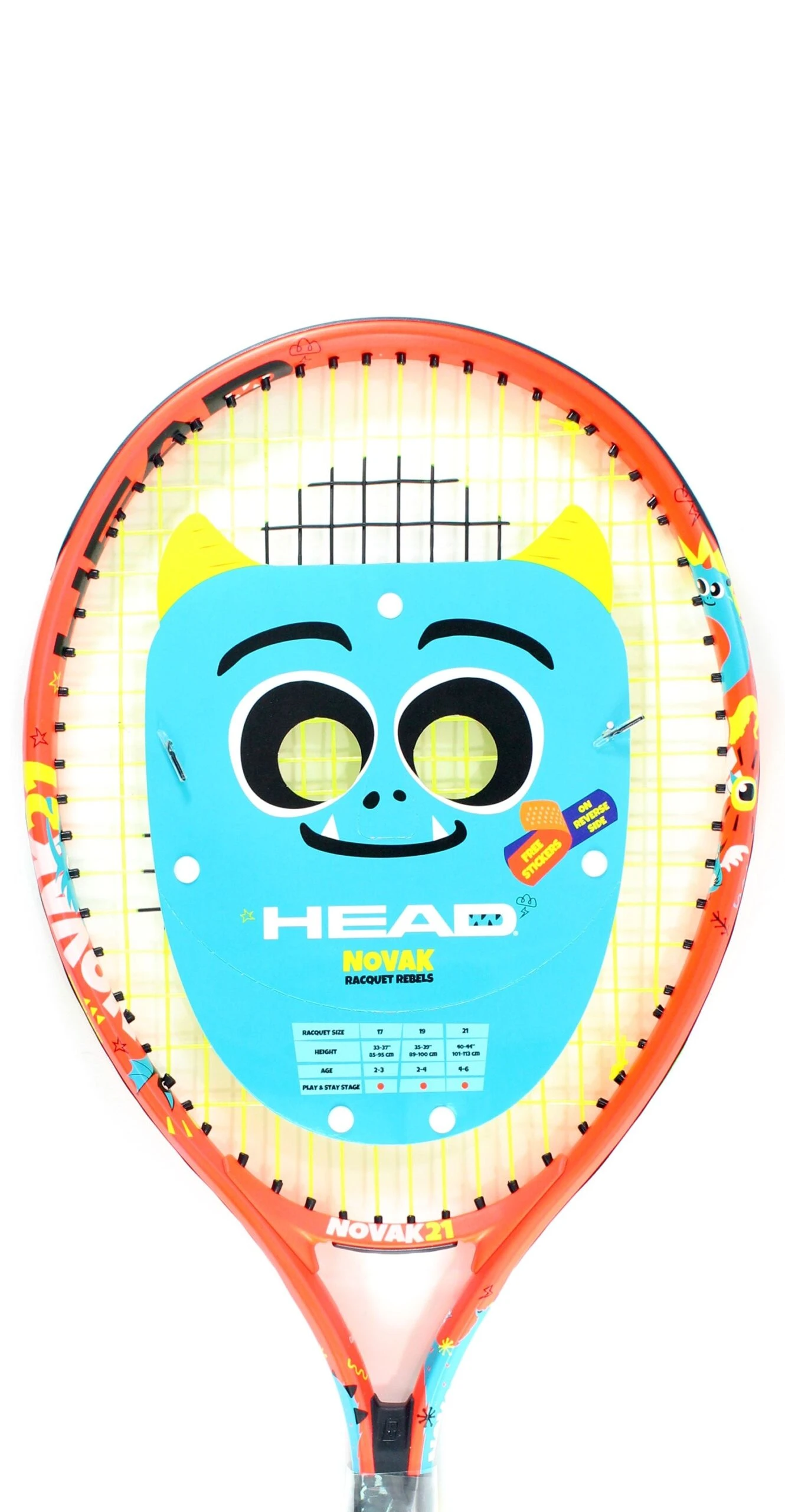 Head Novak 21 Junior Strung 233520 4 Head Novak 21 Junior Strung 233520 - Image 2