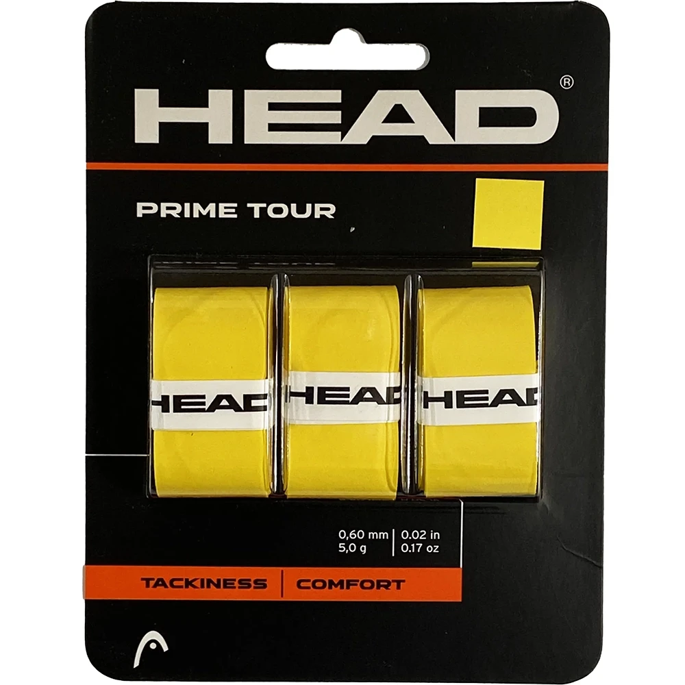 Head Overgrip Prime Tour Yellow 3PK 3 Head Overgrip Prime Tour Yellow 3PK