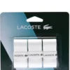 Lacoste Overgrip (3) White -TENNISZON Sales lacoste overgrip 3 wht