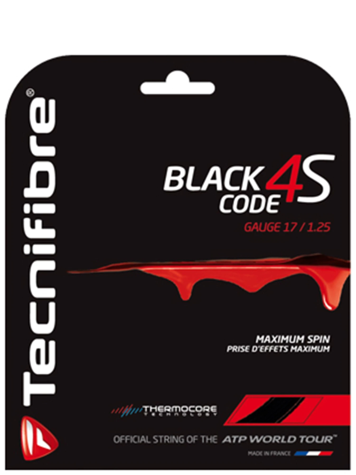 Tecnifibre Black Code 4S 124/17 3 Tecnifibre Black Code 4S 124/17