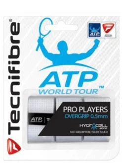 Tecnifibre Overgrip ATP Pro Players (3) White