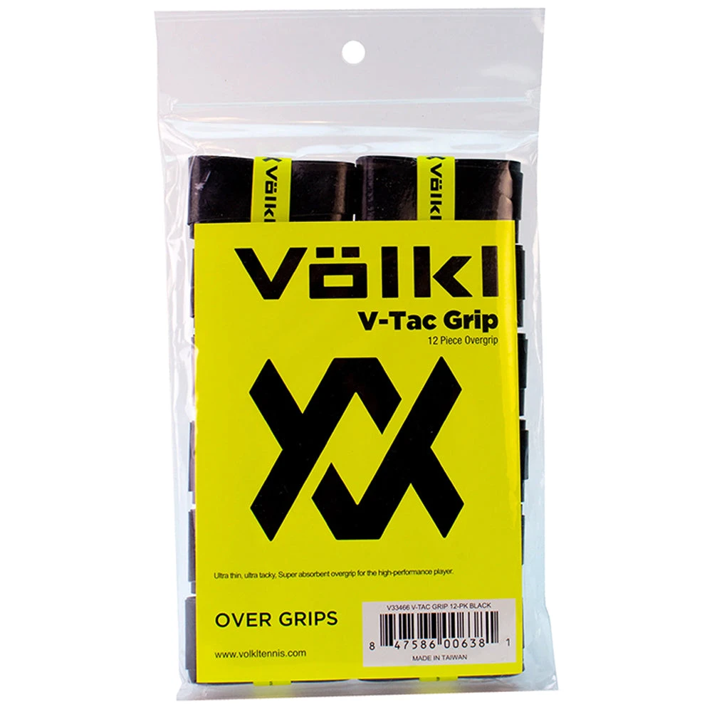 Volkl V-Tac Overgrip (12) Black 3 Volkl V-Tac Overgrip (12) Black