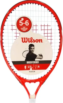 Wilson Federer 21'' Junior Strung Red (WR054110) -TENNISZON Sales wilson federer 21 h 179970b9 fee6 422c b20b a678016ca2c8