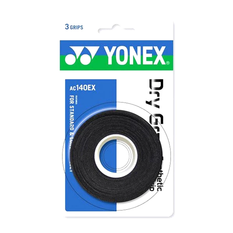 Yonex AC140 Dry Grap (3) Black 3 Yonex AC140 Dry Grap (3) Black