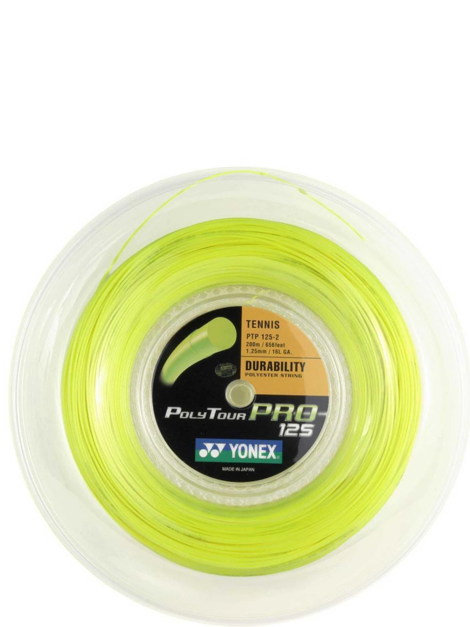 Yonex Polytour Pro 125 Reel (200m) Yellow 3 Yonex Polytour Pro 125 Reel (200m) Yellow